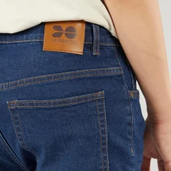 Crosshatch Junge gerade Jeans dunkel gewaschen