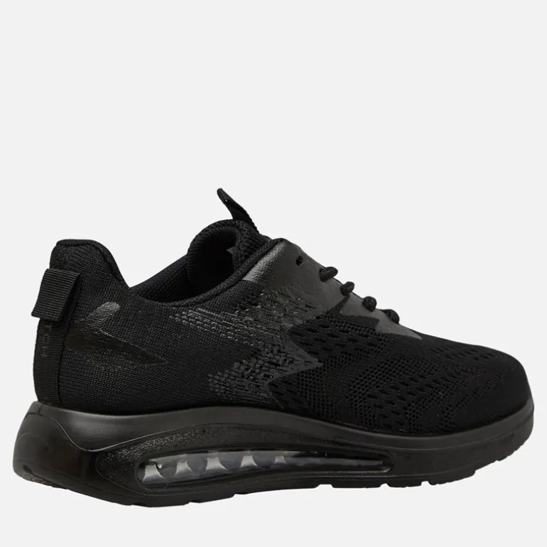 Crosshatch Junior Junge Chiltern Sneaker Black Mono