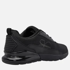 Crosshatch Junior Junge Smitlay II Sneaker Black Mono