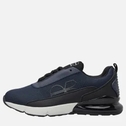Crosshatch Junior Junge Smitlay II Sneaker Navy/Schwarz