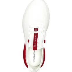Crosshatch Sneaker Herren Smitlay Weiß/Rot