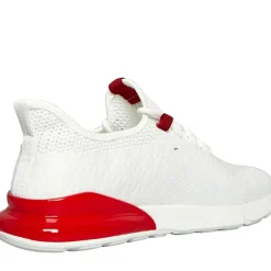 Crosshatch Sneaker Herren Smitlay Weiß/Rot