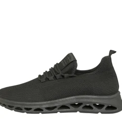 Crosshatch Trebed Sneaker Schwarz Mono