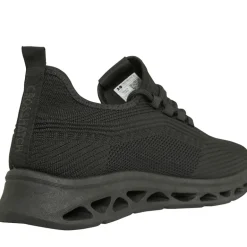 Crosshatch Trebed Sneaker Schwarz Mono
