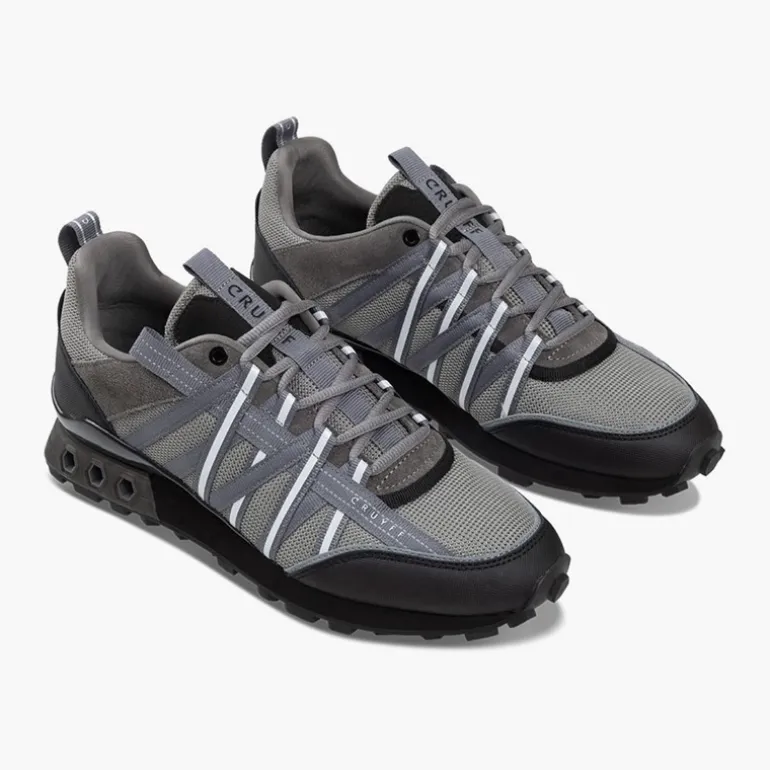 Cruyff Herren Fearia Eclipse Turnschuhe Grau/Silver