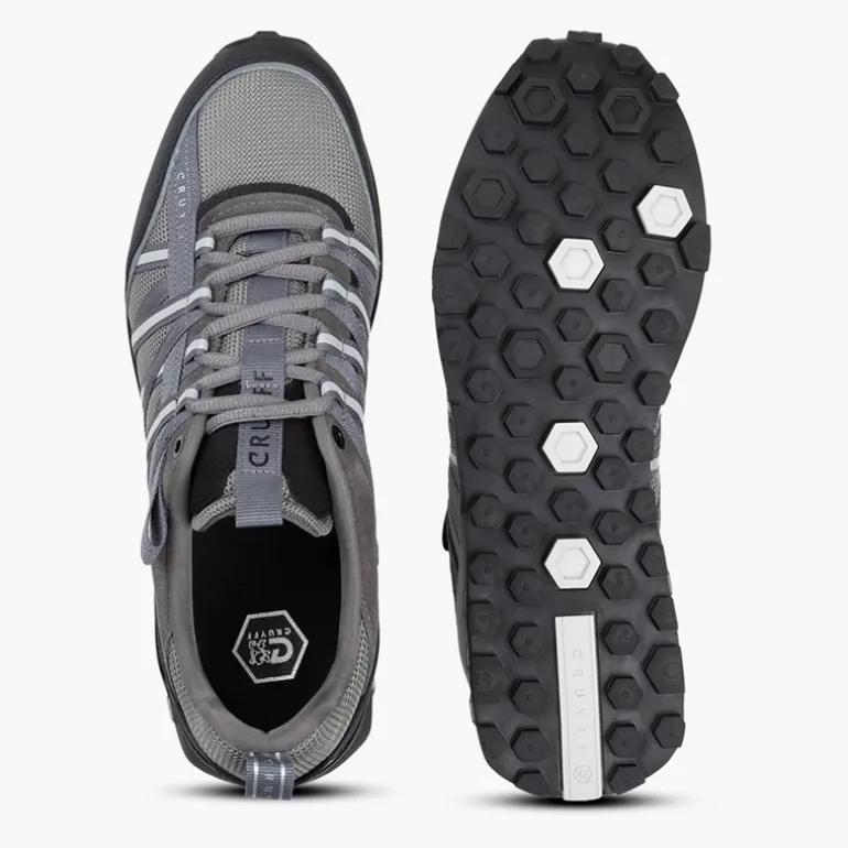 Cruyff Herren Fearia Eclipse Turnschuhe Grau/Silver