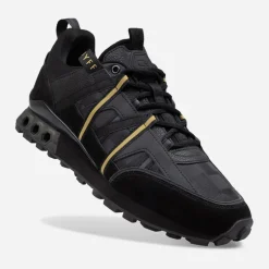 Cruyff Herren Fearia Futura Turnschuhe Schwarz/Gold