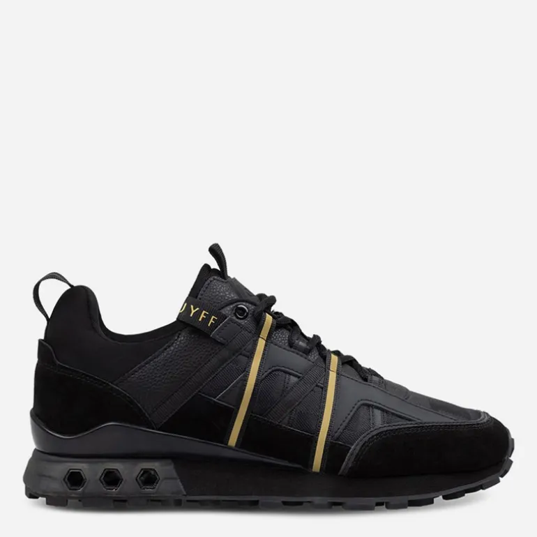 Cruyff Herren Fearia Futura Turnschuhe Schwarz/Gold