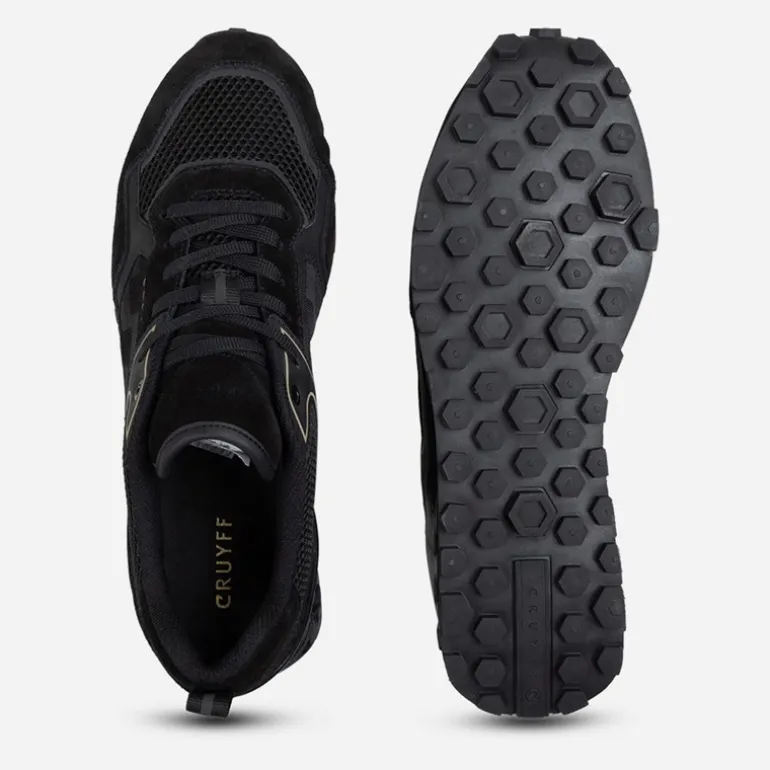 Cruyff Herren Fuori Trainer Schwarz/Gold