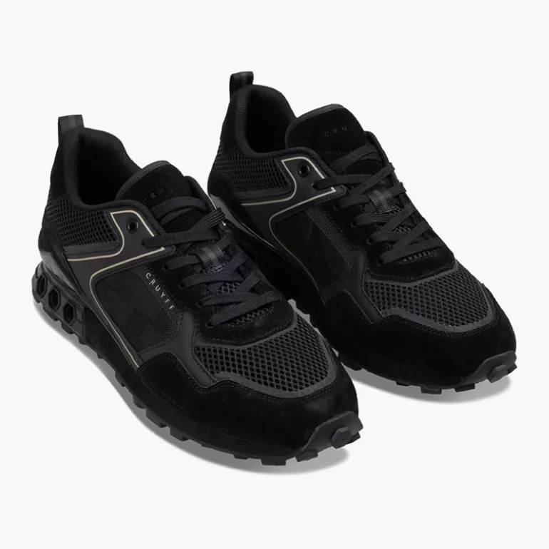 Cruyff Herren Fuori Trainer Schwarz/Gold