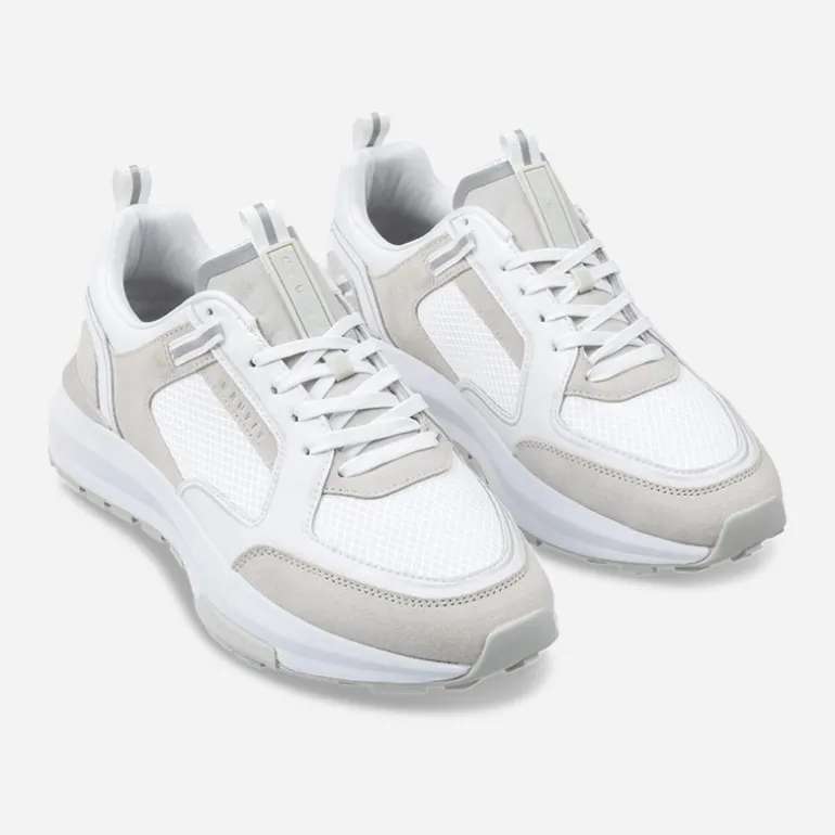 Cruyff Herren Rayado Sneaker Weiß/Grau