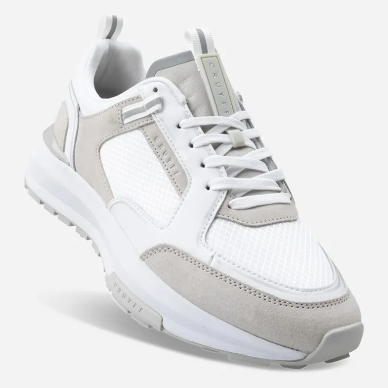 Cruyff Herren Rayado Sneaker Weiß/Grau