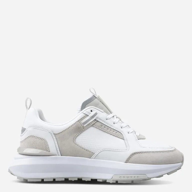 Cruyff Herren Rayado Sneaker Weiß/Grau