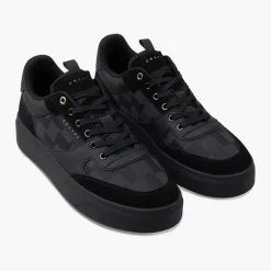 Cruyff Herren Terra Court Turnschuhe Schwarz/Gold