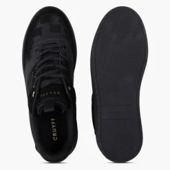 Cruyff Herren Terra Court Turnschuhe Schwarz/Gold