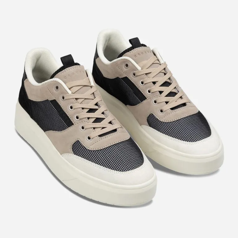 Cruyff Herren Terra Court Turnschuhe Braun/Weiß