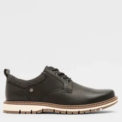 Deakins Herren Cambridge Freizeit Schuhe Schwarz