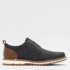 Deakins Herren Cambridge Schuhe Marine/Braun