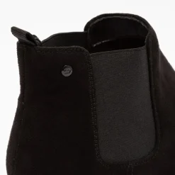 Deakins Herren Chelsea Boots Schwarz Wildleder