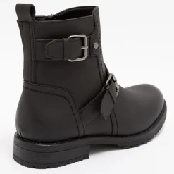 Deakins Herren Harris Biker Stiefel Schwarz