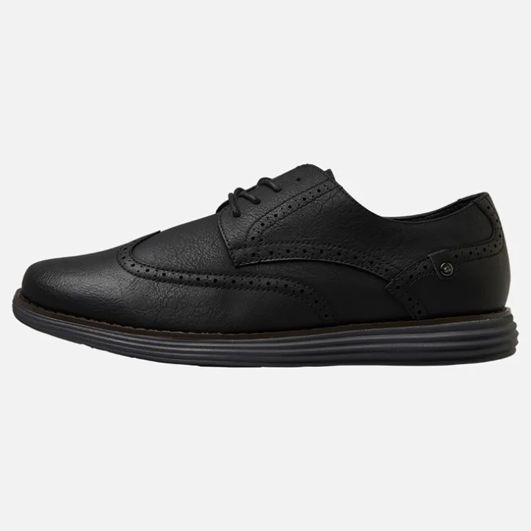 Deakins Herren Karl Schnürschuhe Schwarz/Charcoal