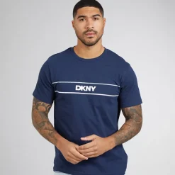 DKNY Herren Cavaliers T Shirt Navy