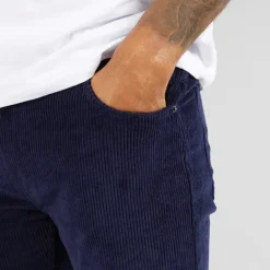 Duck and Cover Herren Cordsome Hose Marineblau