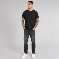 Duck and Cover Herren Hydras Jeans mit geradem Bein Schwarz
