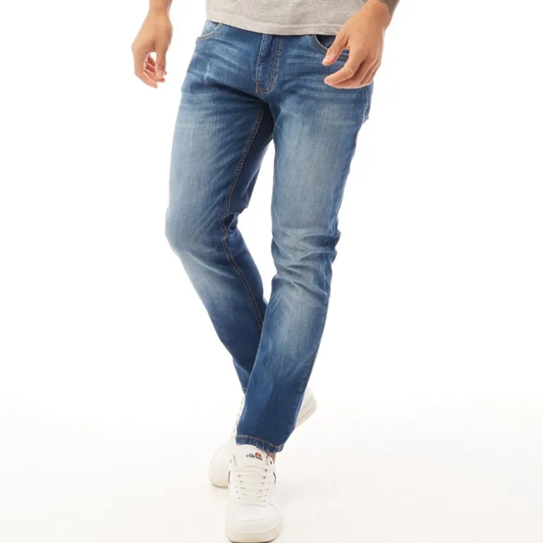 Duck And Cover Herren Jeans Slim Fit Stonewash
