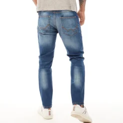 Duck And Cover Herren Jeans Slim Fit Stonewash