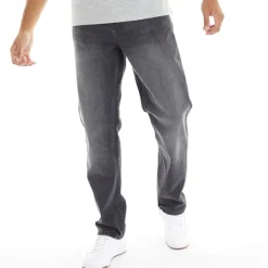 Duck and Cover Herren Rushawn Jeans mit lockerer Passform Schwarz