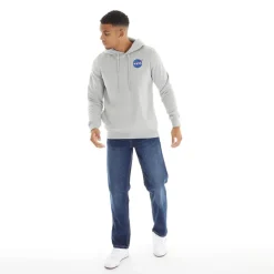 Duck and Cover Herren Rushawn Jeans mit lockerer Passform Mittelblau