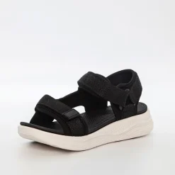 Duffy Damen Fermo Uno Sandalen Schwarz