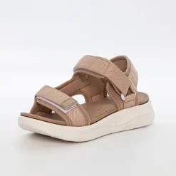Duffy Damen Fermo Uno Sandalen Taupe
