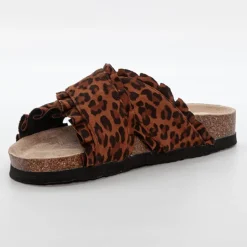 Duffy Damen Florens Uno Sandalen Braun/Multi