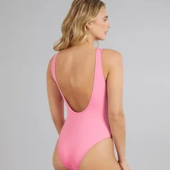 Ellesse Damen Danica Logo Badeanzug Rosa