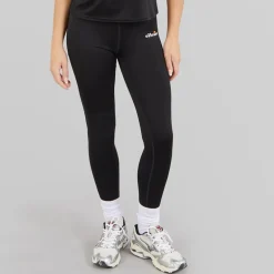 Ellesse Damen Deana Hohe Taille Enge Hosen Leggings Schwarz