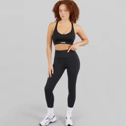 Ellesse Damen Dory Hoch Impact Sport BH Schwarz