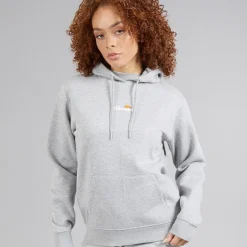 Ellesse Damen Jazana 2 Hoodie Light Grey Marl
