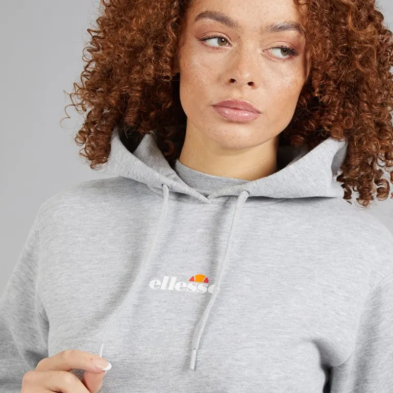 Ellesse Damen Jazana 2 Hoodie Light Grey Marl