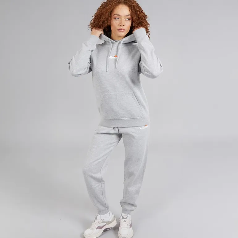 Ellesse Damen Jazana 2 Hoodie Light Grey Marl