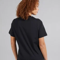 Ellesse Damen Stauf Logo T Shirt Schwarz