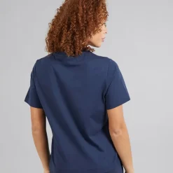 Ellesse Damen Stauf Logo T Shirt Navy