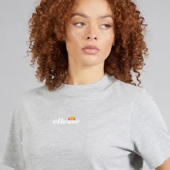 Ellesse Damen Svetta 2 T Shirt Light Grey Marl