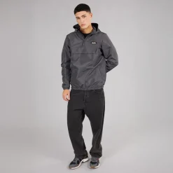 Ellesse Herren Callum Anorak Jacke Dark Grey