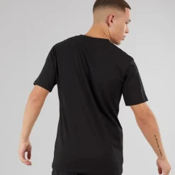 Ellesse Herren Cleffios Logo T Shirt Schwarz/Weiß
