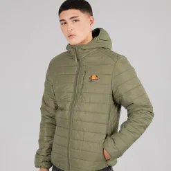 Ellesse Herren Corricella Gepolsterte Jacke Khaki