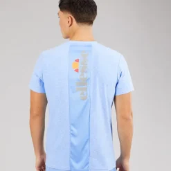 Ellesse Herren Dundalk Laufshirt Blue Marl