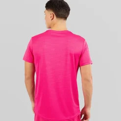 Ellesse Herren Elpidio 2 Lauf Oberteil Hot Pink