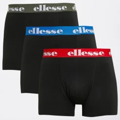Ellesse Herren 3er-Pack Boxershorts Blau / Rot / Khaki